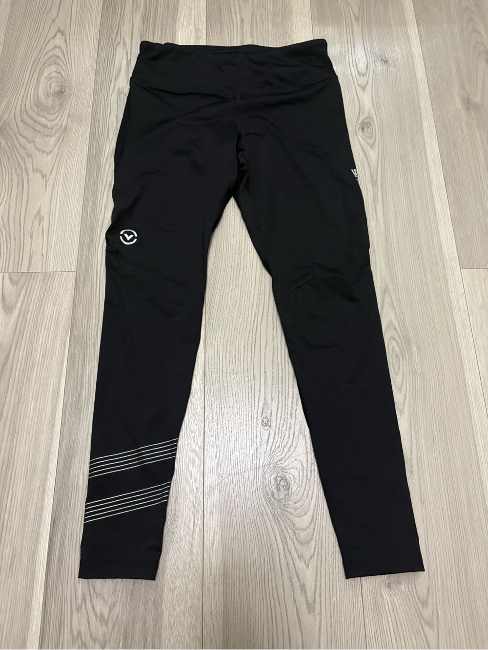Virus Black Compression Leggings Size Small